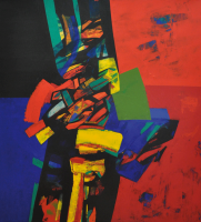 Lot 5-Sharifah-Fatimah-Zubir,-Dato-'Song-of-Longing'-(2008)-82cm-x-74cm-Acrylic-on-Canvas-RM-36,000