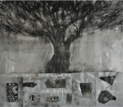 1-Payung,-2008-RM-7,000.00---RM-15,000.00-_-Mixed-media-_-100-x-120-cm