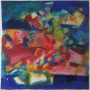 1-Colour of Life I, 1996 RM 10,000.00 - RM 17,000.00 | Acrylic on cotton paper | 69.5 x 70 cm