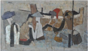 1-Return from the Sea, 1963 RM 7,150.00-SOLD | Oil on canvas | 89 x 53 cm