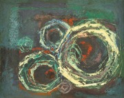 2-Untitled, 1959 RM 17,050.00-SOLD | Oil on board | 59.5 x 75 cm