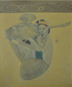 1-Kenyan Orchestra, 1968RM 286,000.00-SOLD | Oil on canvas | 120 x 80 cm