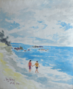 10-Lovers’ Paradise, 1979 RM 7,700.00-SOLD | Gouache on paper | 42.5 x 35 cm