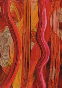 2-Tenaga Dalam Ruang 15, 2008 RM 7,700.00-SOLD | Acrylic on canvas | 182 x 134 cm