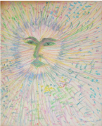 1-Cat, 1970 RM 18,000.00 - RM 28,000.00 | Mixed media on paper | 37 x 27 cm