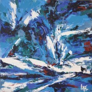 Untitled, 2002 RM 4,500 - RM 7,000-AVAILABLE | Oil on canvas | 91.5 x 91.5 cm