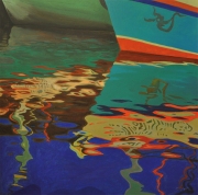 Reflection, 1997 RM 26,400.00-SOLD | Oil on canvas | 150.5 x 152.5 cm