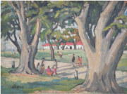 4-Carnorvan Street, Undated RM 19,800.00-SOLD | Oil on board | 30 x 40 cm