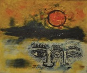 3-Blue Clouds, 1970 RM 9,900.00-SOLD | Oil on canvas | 76 x 89 cm