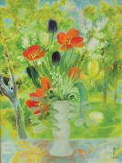 Floral Still Life, Undated RM 53,760.00-SOLD | Oil on canvas | 81 x 60 cm