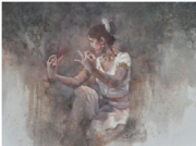 Radha, 2009 RM 8,800.00-SOLD | Oil on canvas | 75 x 100 cm