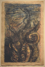 1-Abdul Latiff Mohidin, Serangga 28. 2012 Mixed Media on Tibetan Paper, 76 x 51 cm