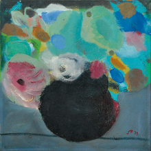 23-Khoo Sui Hoe "Still Life II" (1979) 30cm x 30cm
