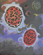 1-Transition 01”:05 (02), 2005 RM 3,300.00-SOLD | Oil on canvas | 51 x 39 cm