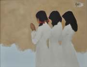 Lost in Prayer, Circa 1999 RM 9,000 - RM 12,000-AVAILABLE | Oil on canvas | 77.5 x 98 cm
