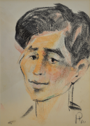 2-Untitled, 1960 RM 1,568.00-SOLD | Pastel on paper 33.5 x 24 cm