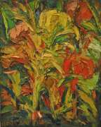 9-Flower Series, 2007 RM 9,350.00-SOLD | Oil on canvas | 70 x 60 cm