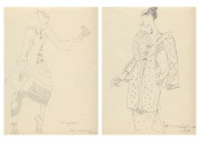 7-Auction IX Study of Kebaya Series (III & VI), 2011 RM 3,520.00-SOLD | Pencil on paper | 27 x 21 cm x 2 pieces