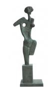 Untitled, 2011 RM7,000.00 - RM12,000.00|Mixed medium,cement steel reinforced with metallic paint|113 x 32 x 21.5cm