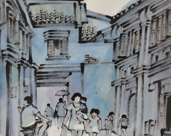 16-Tan-Choon-Ghee-Cannon-Street-Penang-1978Chinese-ink-and-watercolour-on-paper-67.5-x-44cm-RM-7500-8500