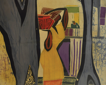 10-Auction-XIII-rm-14000-Village-Scene-1970s-Batik-90-x-57.5-cm