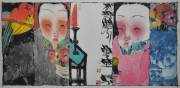 Red Candle, Undated RM 25,000 - RM 75,000-AVAILABLE | Mixed media on paper | 69.5 x 141.5 cm