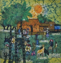 7-Kwan Chin "Harmony 2013" WWF 2013 78 x 76 cm, Batik