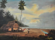 Yusoff Abdullah Oil on board 37 x 50 cm