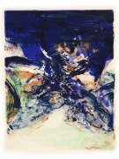3-Komposition Mit Blau, 1975 Komposition In Scharwz, 1962 RM 7,150.00-SOLD | Colour lithograph | 21.7 x 15.8 cm
