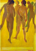 7-Bayang Bayang II, 2008 RM 10,450.00-SOLD | Acrylic on canvas | 36 x 26 cm