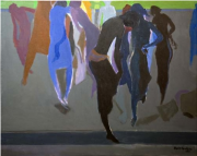 10-Malam di Pantai, 2007 RM 38,500.00-SOLD | Acrylic on canvas | 61 x 76 cm