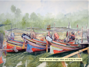 1-3 Beradik, 2010 RM 6,050.00-SOLD | Watercolor on paper | 50 x 70 cm