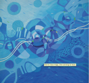 2-Mindscape - Blue Series, 2012 RM 7,150.00-SOLD | Acrylic on canvas | 153 x 153 cm