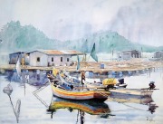17-Serenity, 2011 RM 784.00-SOLD | Watercolour on paper | 50 x 70 cm