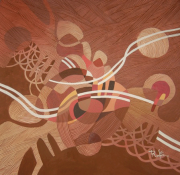 19-RM 1,344.00-SOLD Earthscape Series- Exotic Land_ (2011) 60cm X 60cm Acrylic on Canvas