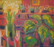 13-The Study, 1993 RM 10,450.00-SOLD | Oil on canvas | 54 x 62 cm