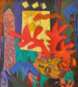 14-Le Jardin Series 5, 1994 RM 15,400.00-SOLD | Oil on canvas | 100 x 90 cm