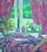 18-High Tea, 1993 RM 12,100.00-SOLD | Oil on canvas | 114 x 100 cm