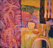 21-Saffron, 2001 RM 11,760.00-SOLD | Oil on canvas | 90 x 100. 5 cm