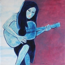 1-Adelin, 2011 140cm x 140cm Oil On Canvas