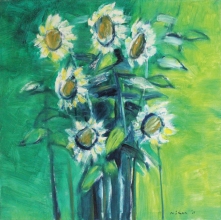 5-Bungamatahari 90cm x 140cm Oil on Canvas