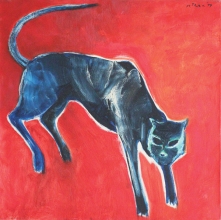 15-Kucing, 1999 70cm x 70cm Oil On Canvas