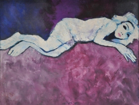 18-Mirna, 1996 70cm x 90cm Oil on Canvas