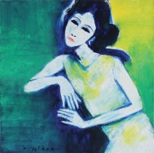 19-Monika, 2011 70cm X 70cm Oil On Canvas