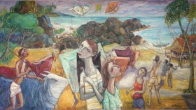 5-Beautyful Day, 2010 140cm x 240cm 2010 Oil on Canvas