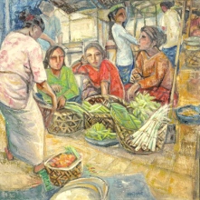 7-Busy in The Morning, 200590cm x 90cm 2005 Oil on Canvas