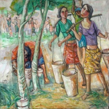 11-Golden Time, 2011 5 90cm x 90cm 2011 Oil on Canvas SOLD