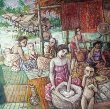 16-Image of Sarawak 2, 2011 107cm x 107cm 2011 Oil on Canvas