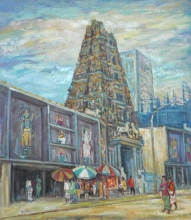 31-Temple Kuala Lumpur, 1999 80cm x 70cm Oil on Canvas