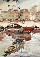 51-ong-kim-seng-Title---Singapore-river.-Year---1999-Dimension---71-cm-x-51-cm-Watercolour-on-paper-Private-Collection-Kuala-Lumpur